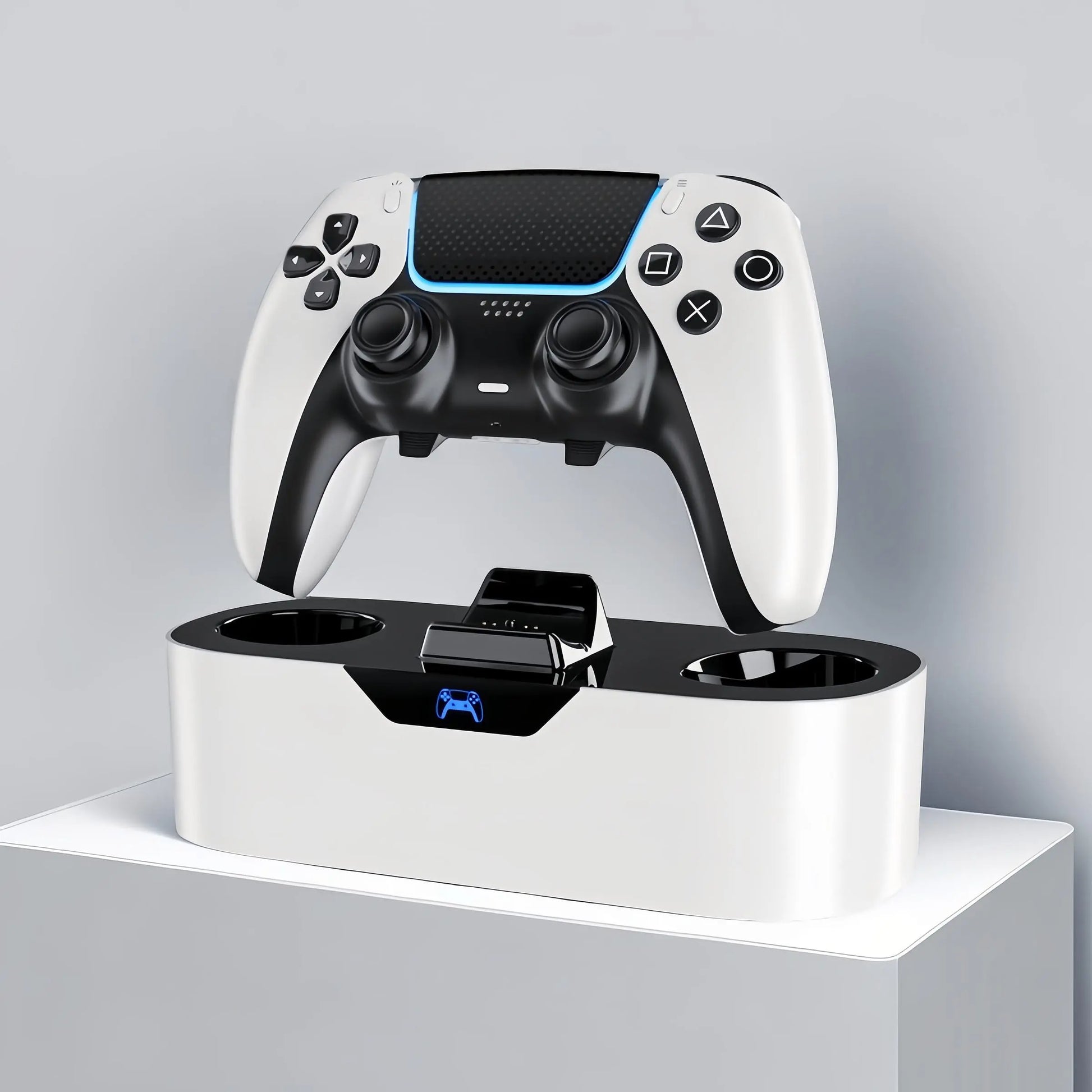Portable Fast Charging Station for PS5 Controller, 1 Count Game Consoles Desktop Wireless Charging Holder, Console Accessories, Gaming Items, Controller Charger