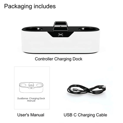 Portable Fast Charging Station for PS5 Controller, 1 Count Game Consoles Desktop Wireless Charging Holder, Console Accessories, Gaming Items, Controller Charger