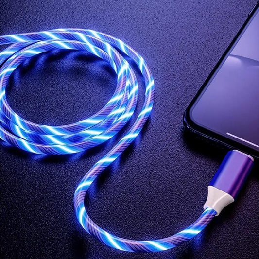 USB C Charging Cable, LED Light up Charging Cable, Type C Cable for Samsung Galaxy, Charger Connector, Smartphone, Mobile, Cellphone, Electronic, Fast Charging USB C Cables
