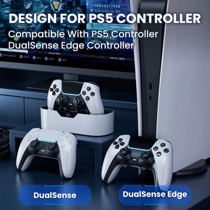 Portable Fast Charging Station for PS5 Controller, 1 Count Game Consoles Desktop Wireless Charging Holder, Console Accessories, Gaming Items, Controller Charger
